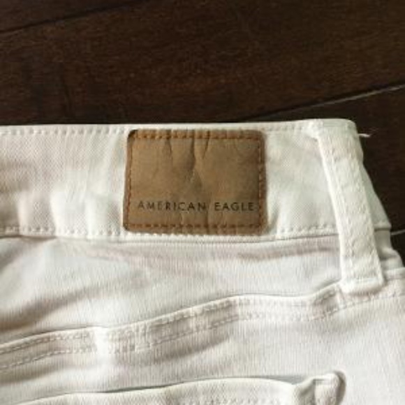 American Eagle White Skinny Jeans - Picture 3 of 4